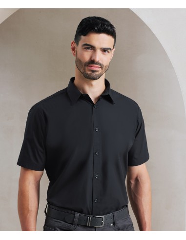 PRE-PR209-Chemise à manches courtes en popeline Supreme Homme